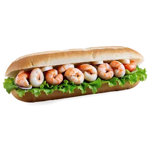 Seafood Sub Sandwich Png 38 PNG image