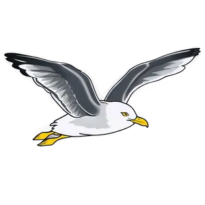 Seagull With Wings Tucked Png Txq PNG image