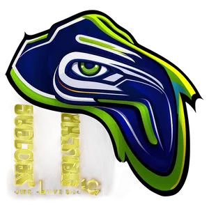 Seahawks Football Logo Art PNG Jxw62