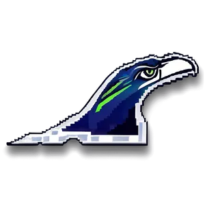 Seahawks Logo In Pixel Art PNG 55 PNG