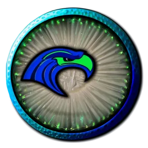 Seahawks Logo With Glowing Edges PNG 05242024