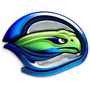 Seahawks Logo With Glowing Edges PNG 29