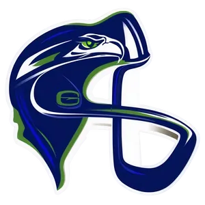 Seahawks Logo With Shadow Effect PNG 05242024