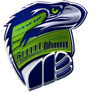 Seahawks Logo With Shadow Effect PNG Gks15