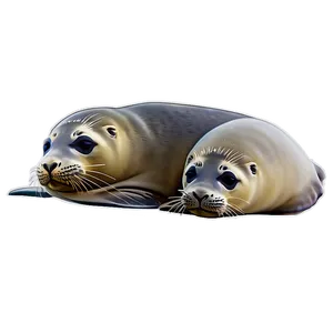 Seal Family Png 05242024 PNG image