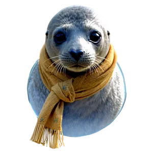 Seal With Scarf Png Hpj PNG image