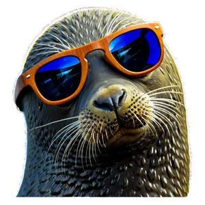 Seal With Sunglasses Png 60 PNG image