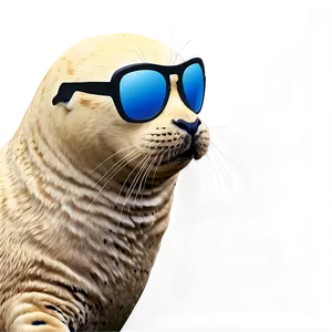 Seal With Sunglasses Png Bdf PNG image