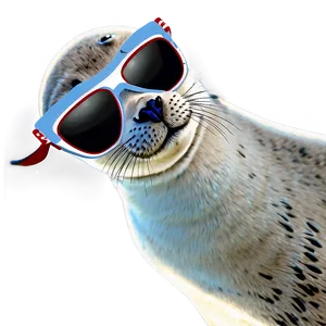 Seal With Sunglasses Png Gnm43 PNG image