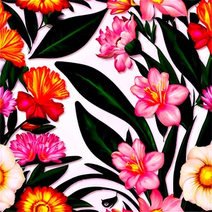 Seamless Floral Pattern PNG 06202024