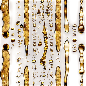 Seamless Gold Glitter Drip PNG Faa