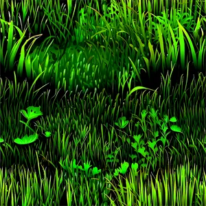 Seamless Green Grass Pattern PNG Jho PNG
