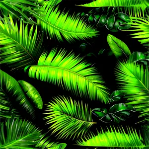 Seamless Tropical Leaf Texture Png 86 PNG image