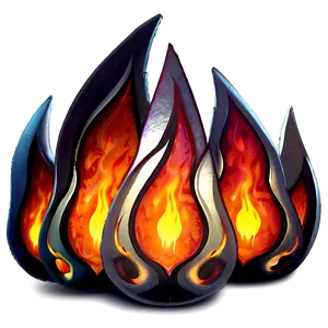 Searing Flames PNG B