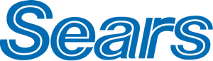 Sears Logo Blue Background PNG image
