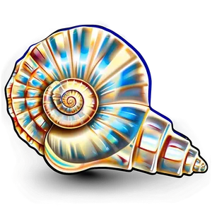 Seashell Vector Art PNG 05242024
