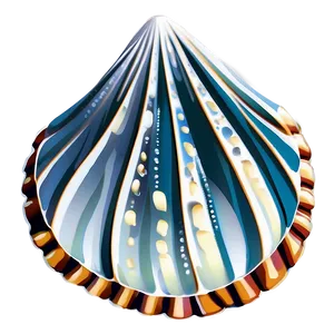 Seashell Vector Art PNG 05242024