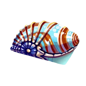 Seashell With Sea Waves PNG Qbu56 PNG