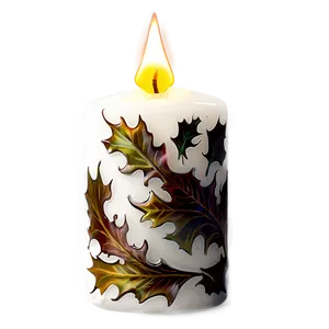 Seasonal Autumn Candle PNG 05242024