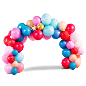 Seasonal Balloon Garland Trends PNG 45