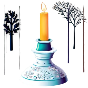Seasonal Candlestick Series PNG 80 PNG