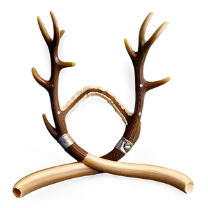 Seasonal Deer Antler PNG 06122024