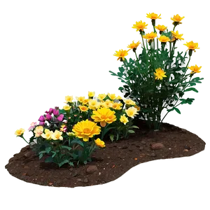 Seasonal Flower Bed PNG 79