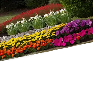 Seasonal Flower Bed PNG Acg67