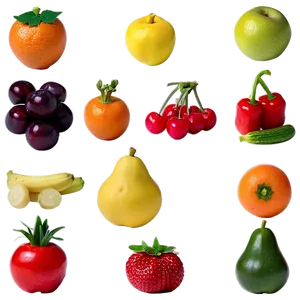 Seasonal Fruit And Veg PNG Qfs24