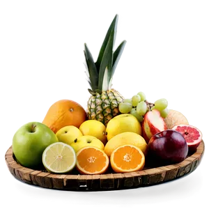 Seasonal Fruit Platter PNG Omn43