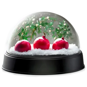 Seasonal Glass Dome Display PNG Rks PNG