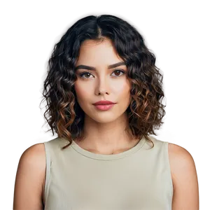 Seasonal Perm Hair Trends PNG 43
