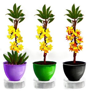 Seasonal Potted Plants PNG Hgl PNG
