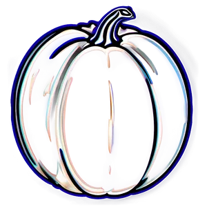 Seasonal Pumpkin Outline PNG Wtn