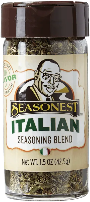 Seasonest Italian Seasoning Blend Spice Jar PNG image