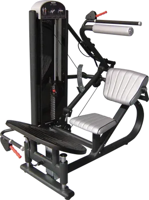 Seated Row Machine Fitness Equipment PNG image