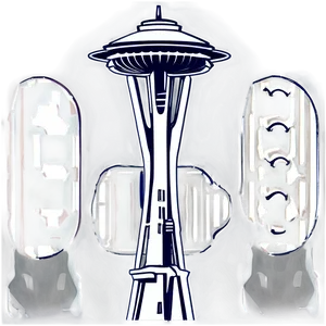 Seattle Cityscape Outline PNG 36 PNG