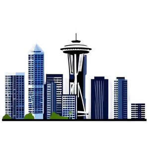 Seattle Skyline And Columbia Tower PNG 75 PNG
