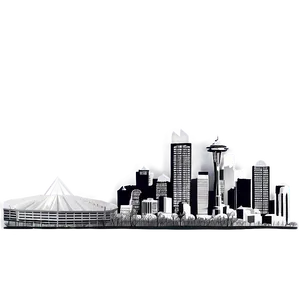 Seattle Skyline On A Clear Day Png 95 PNG image