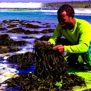 Seaweed Farming Harvest PNG 98 PNG