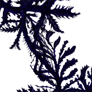 Seaweed Silhouette Graphic PNG Gik