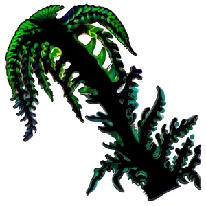 Seaweed Silhouette Graphic PNG Kca91