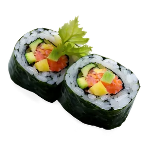 Seaweed Sushi Roll PNG 86
