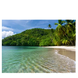 Secluded Beach Escape Png Hjk58 PNG image