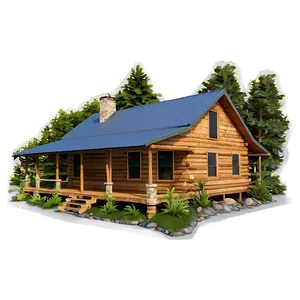 Secluded Cabin Getaway Png Kcf PNG image