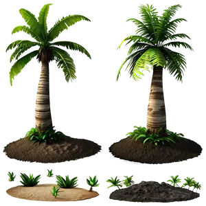 Secluded Island Trees PNG 96 PNG