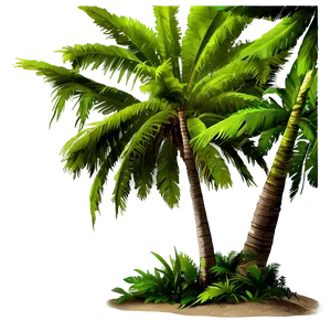 Secluded Island Trees PNG Rwd74 PNG