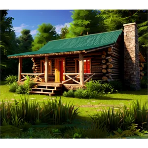 Secluded Log Cabin Hideaway Png 37 PNG image