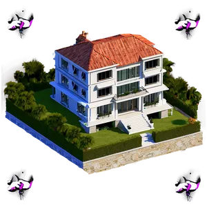 Secluded Mansion Haven PNG 20