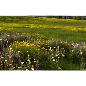 Secluded Wildflower Spot Png 84 PNG image